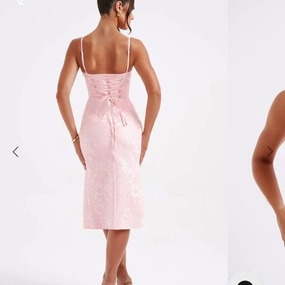 Pink Corset Midi Dress (Babyboo) - Picture 3 of 5